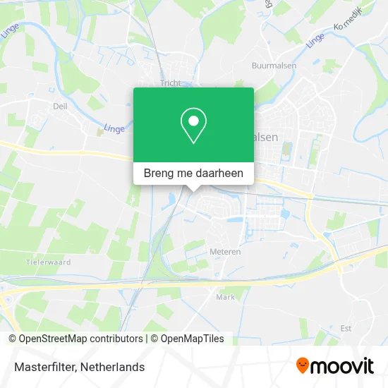 Masterfilter kaart