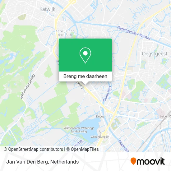 Jan Van Den Berg kaart