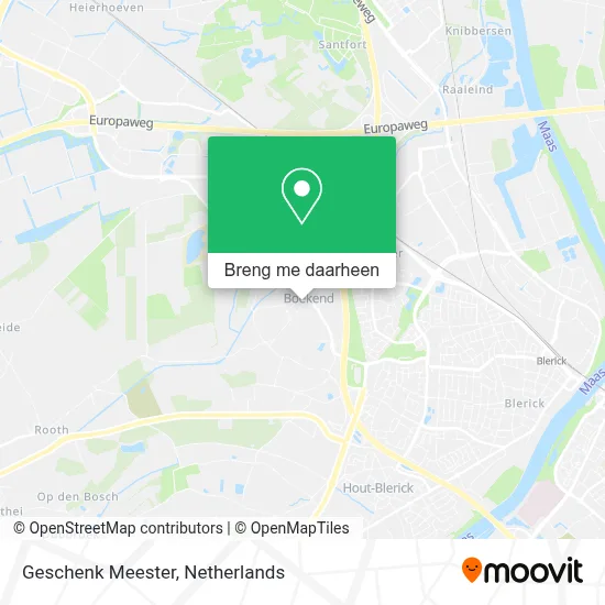 Geschenk Meester kaart