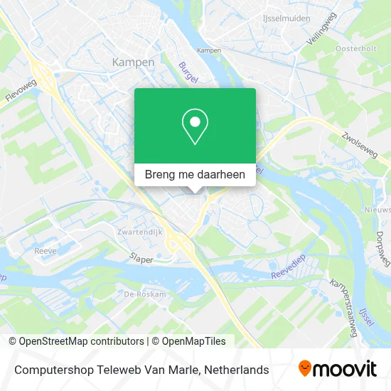 Computershop Teleweb Van Marle kaart