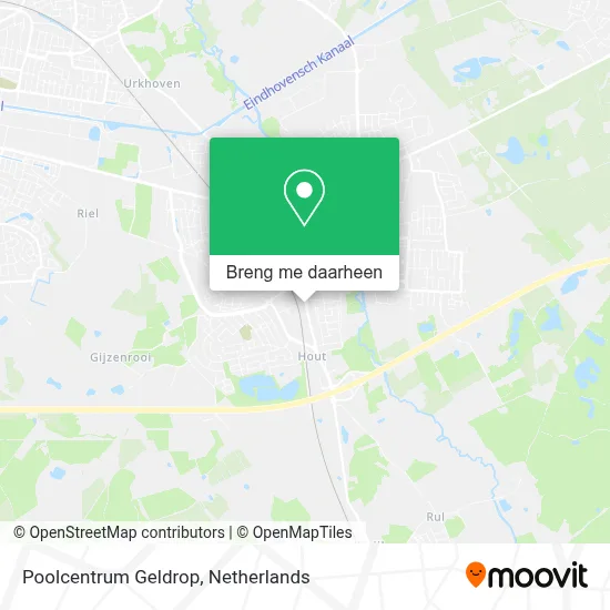 Poolcentrum Geldrop kaart