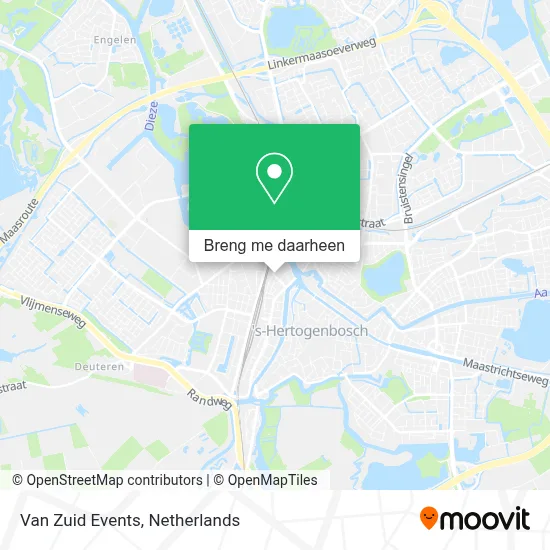 Van Zuid Events kaart