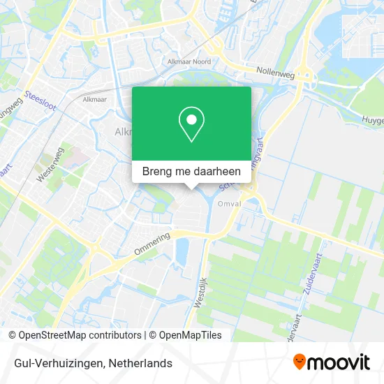 Gul-Verhuizingen kaart