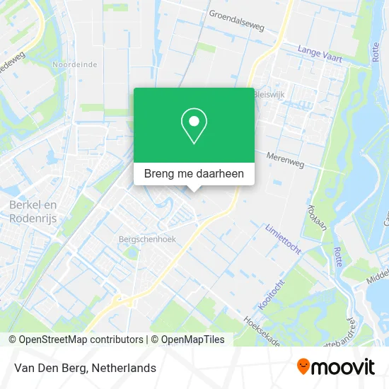 Van Den Berg kaart