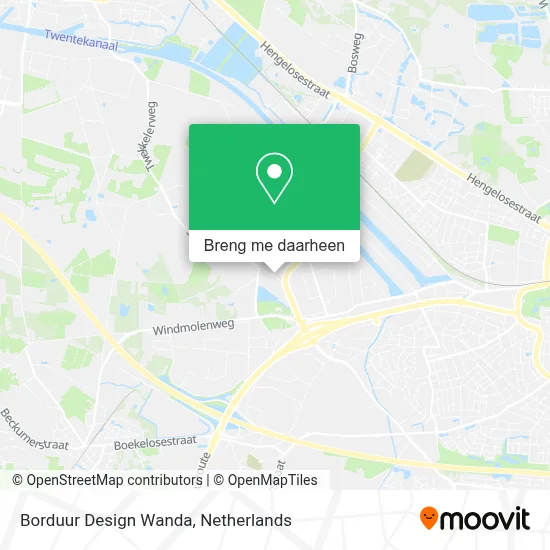 Borduur Design Wanda kaart