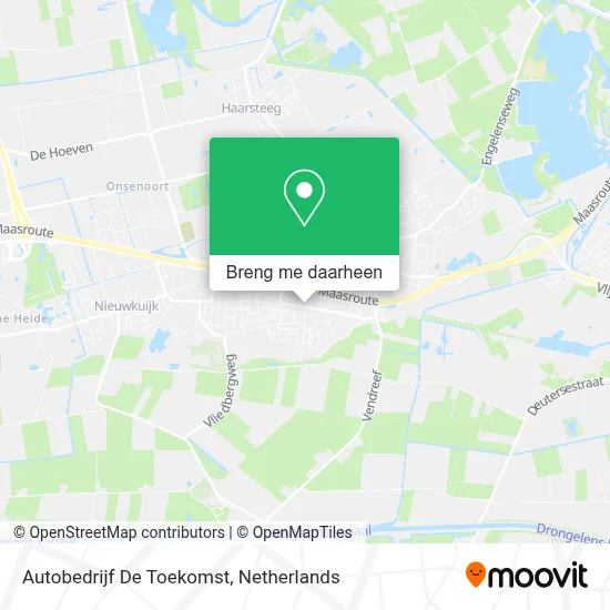 Autobedrijf De Toekomst kaart
