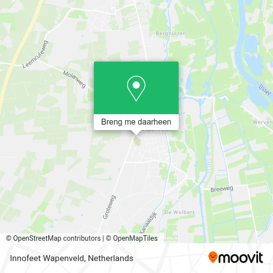 Innofeet Wapenveld kaart