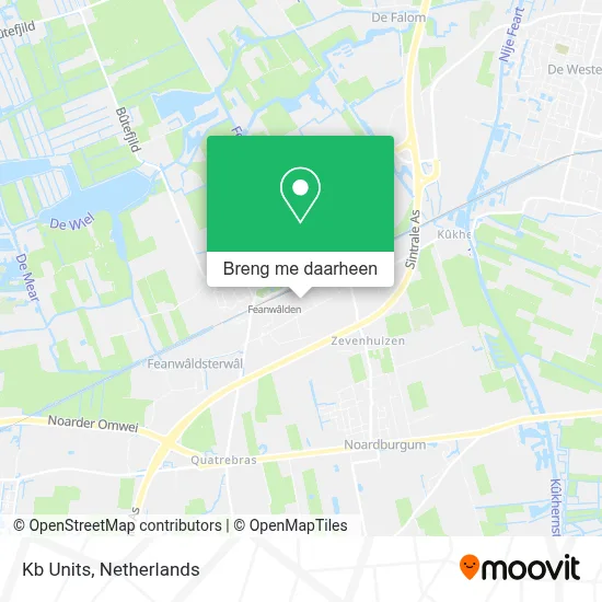 Kb Units kaart