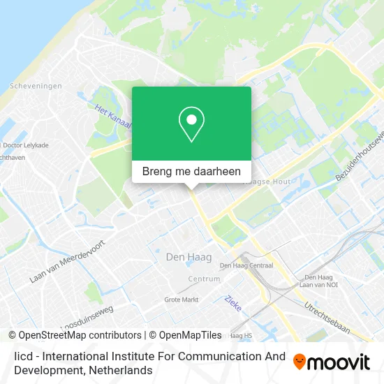 Iicd - International Institute For Communication And Development kaart