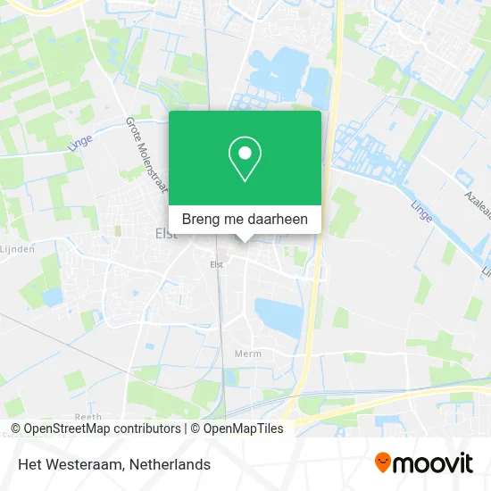 Het Westeraam kaart