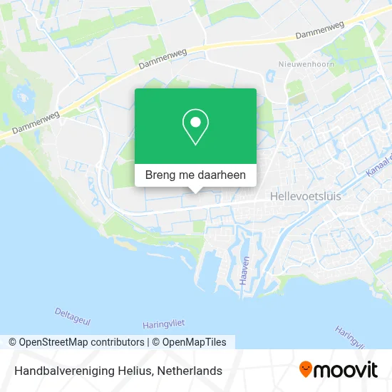 Handbalvereniging Helius kaart