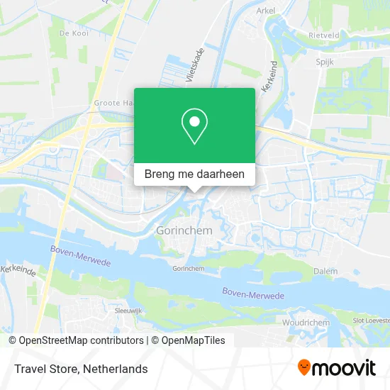 Travel Store kaart