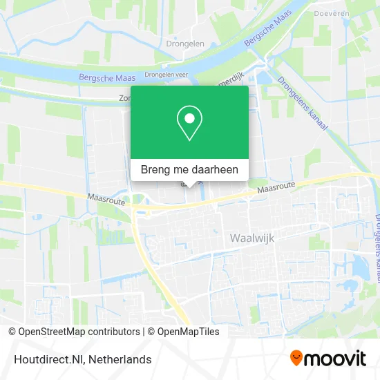 Houtdirect.Nl kaart