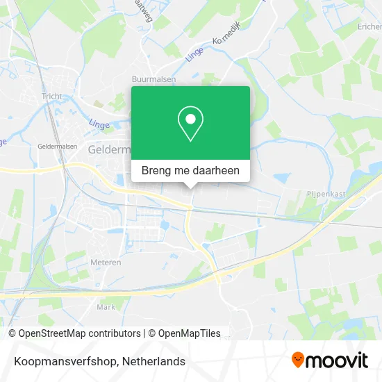 Koopmansverfshop kaart