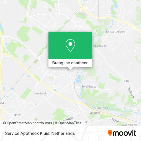 Service Apotheek Kluis kaart