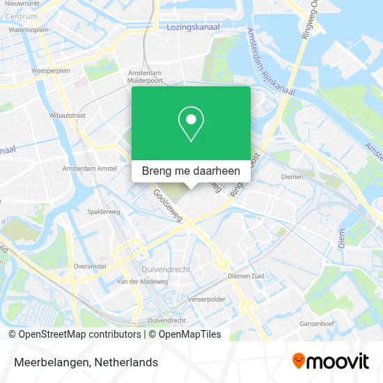 Meerbelangen kaart