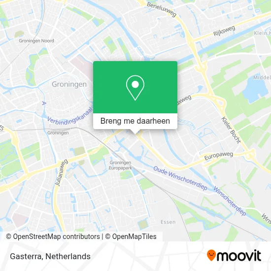 Gasterra kaart