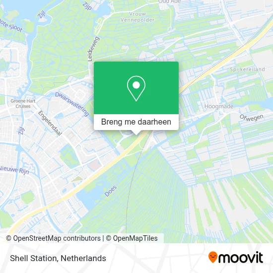 Shell Station kaart