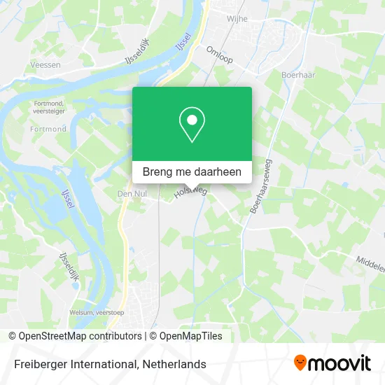 Freiberger International kaart