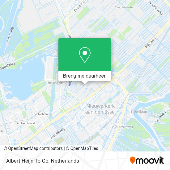 Albert Heijn To Go kaart