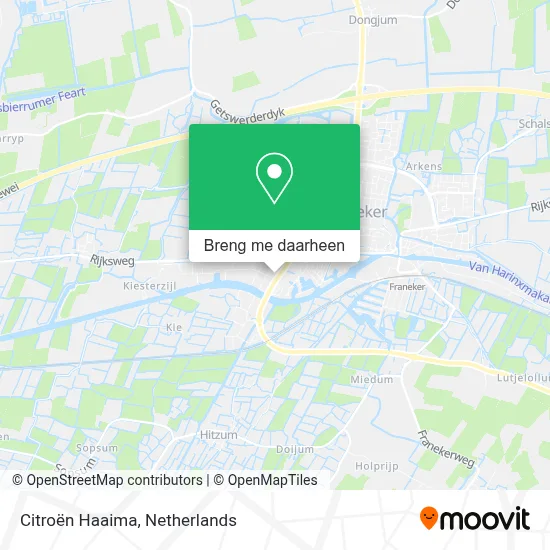 Citroën Haaima kaart