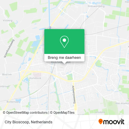 City Bioscoop kaart