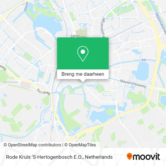 Rode Kruis 'S-Hertogenbosch E.O. kaart