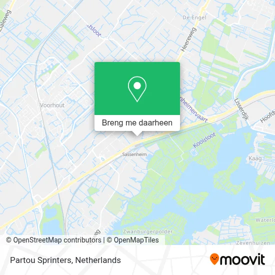 Partou Sprinters kaart