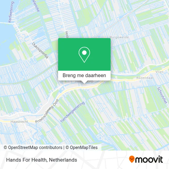 Hands For Health kaart