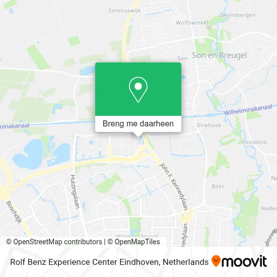 Rolf Benz Experience Center Eindhoven kaart