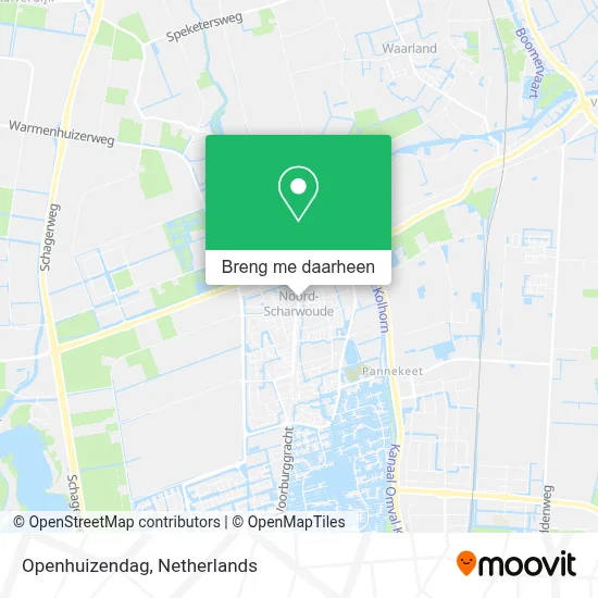 Openhuizendag kaart
