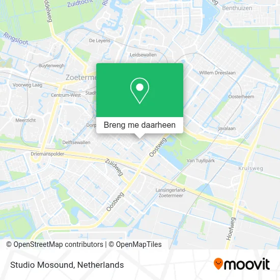 Studio Mosound kaart
