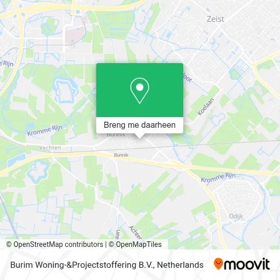 Burim Woning-&Projectstoffering B.V. kaart
