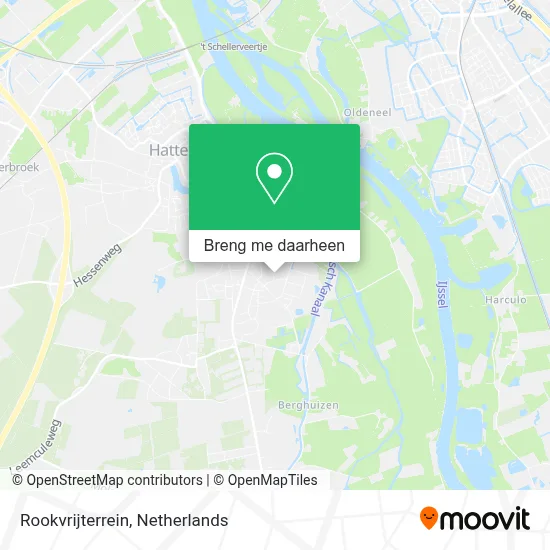 Rookvrijterrein kaart