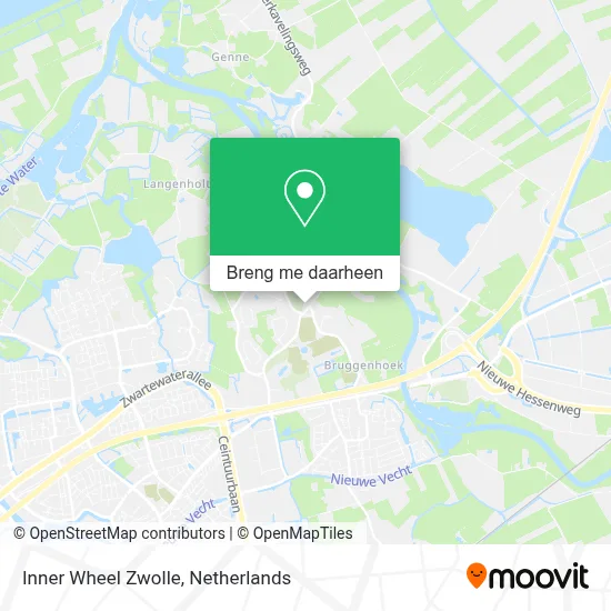 Inner Wheel Zwolle kaart