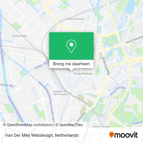 Van Der Meij Webdesign kaart