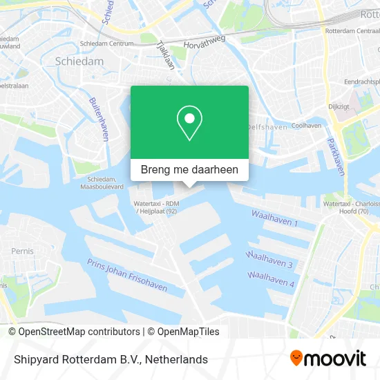 Shipyard Rotterdam B.V. kaart