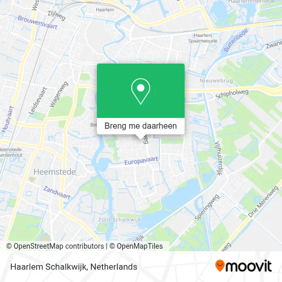 Haarlem Schalkwijk kaart