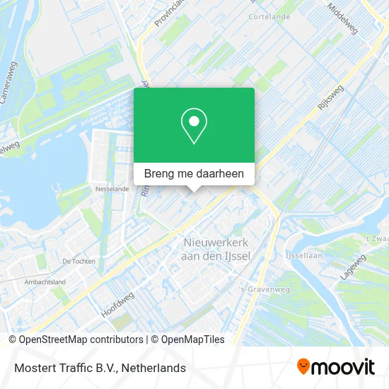 Mostert Traffic B.V. kaart