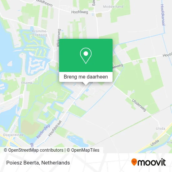 Poiesz Beerta kaart