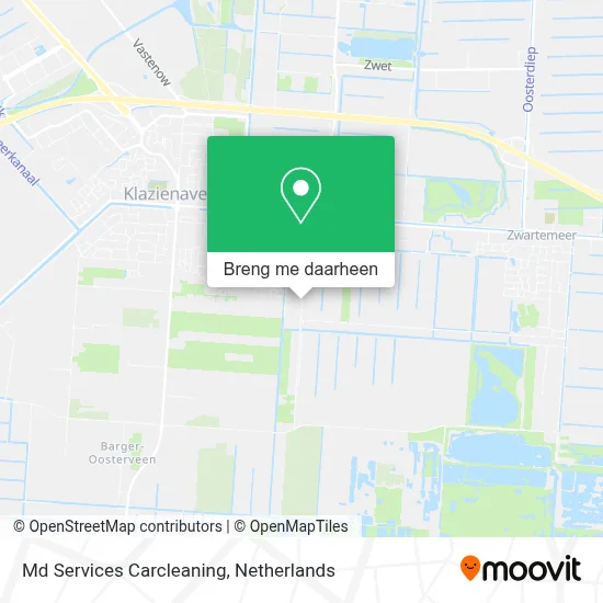 Md Services Carcleaning kaart