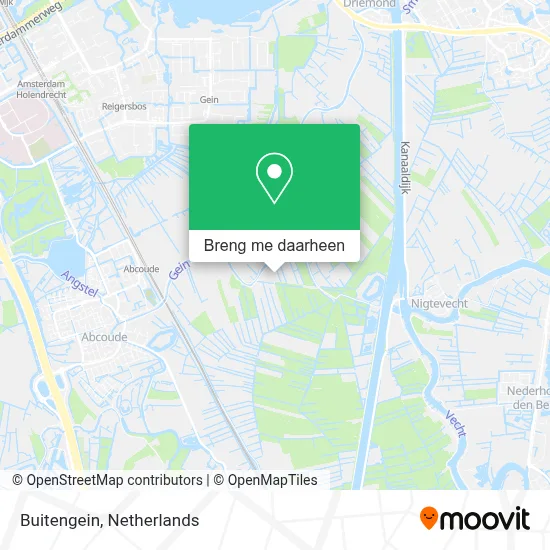 Buitengein kaart