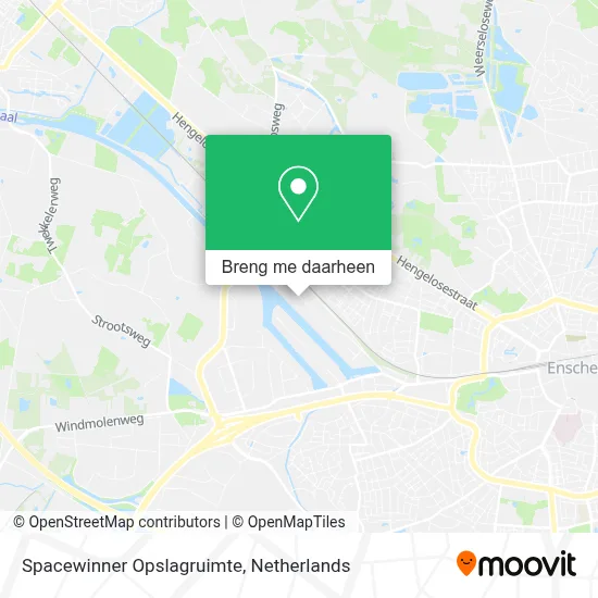 Spacewinner Opslagruimte kaart