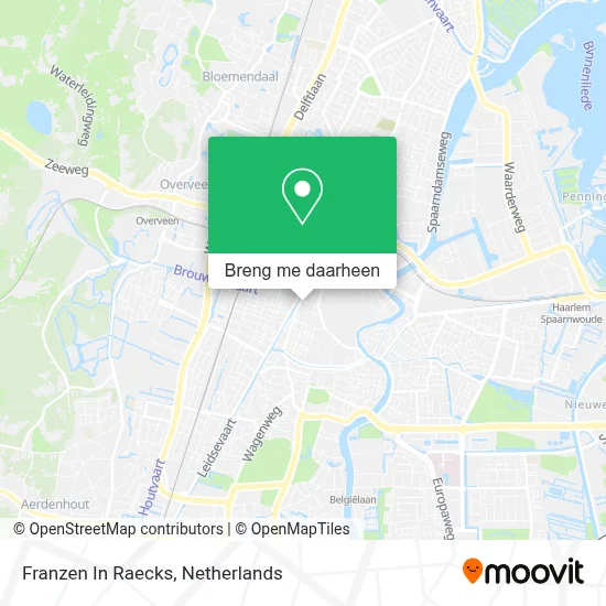 Franzen In Raecks kaart