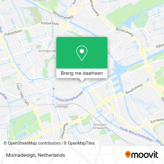 Momadesign kaart
