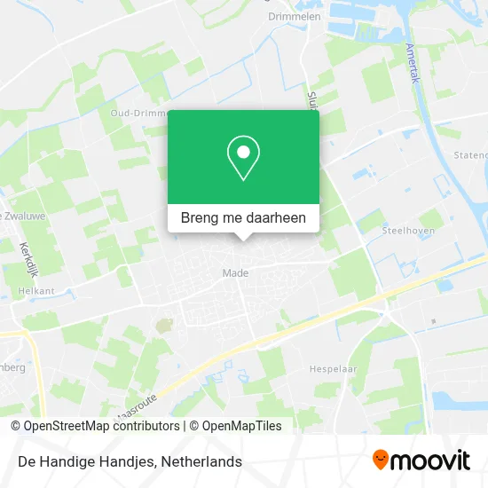 De Handige Handjes kaart