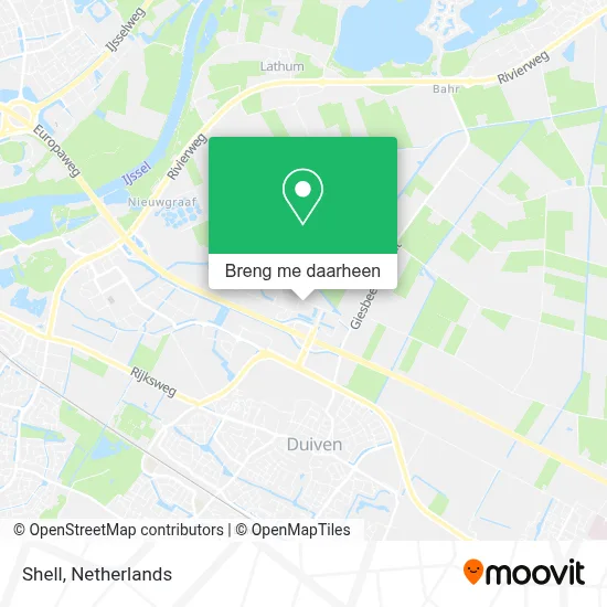Shell kaart