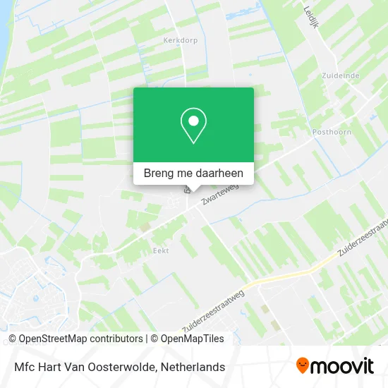 Mfc Hart Van Oosterwolde kaart