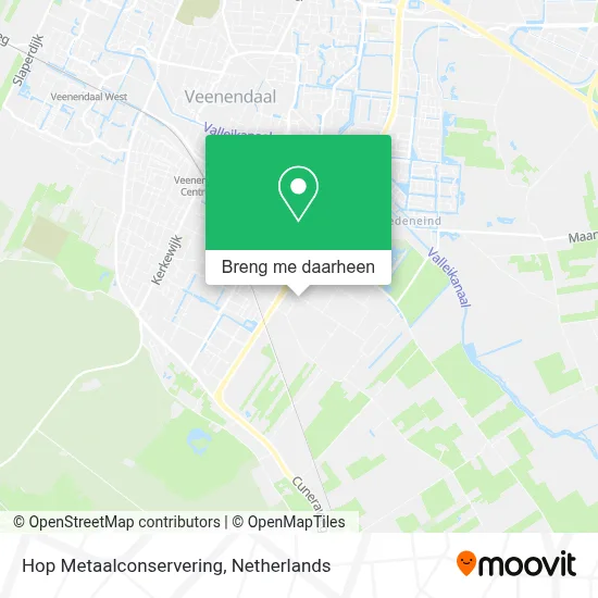 Hop Metaalconservering kaart
