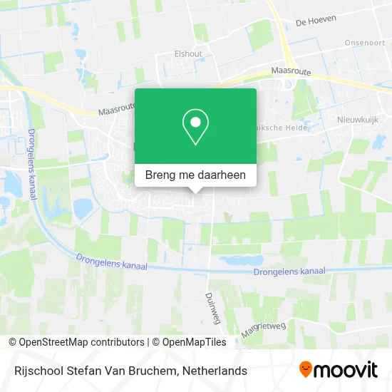 Rijschool Stefan Van Bruchem kaart